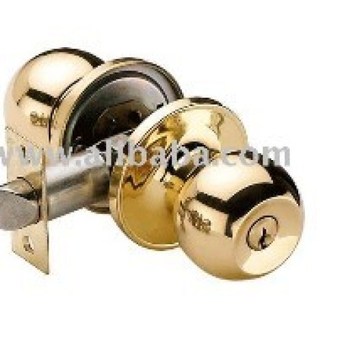 Tubular Knob Lock 5871PB-ET